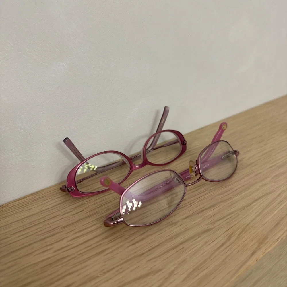 Jessica Mcclintock kids‎ vision glasses pink 130mm RL Kenmark Set Of 2